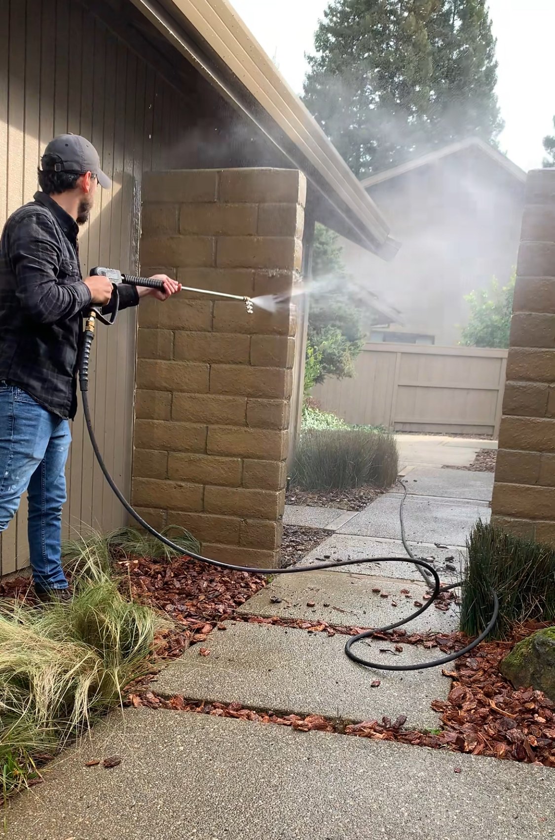 Pressure washing service